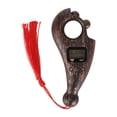 thumbnail image 1 of Contador de cuentas digitales con función de reinicio, apagado automático, flecos rojos, portátil, compacto, Tasbih digital para oración islámica musulmana, tipo 1, 1 of 14