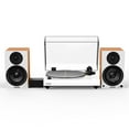 thumbnail image 1 of Fluance Reference RT85N High Fidelity Vinyl Turntable (White), PA10 Phono Preamp, Ai41 Powered 5" Bookshelf Speakers (Lucky Bamboo), Nagaoka MP-110 cartridge, 90W Class D Amplifier, Bluetooth, 1 of 8
