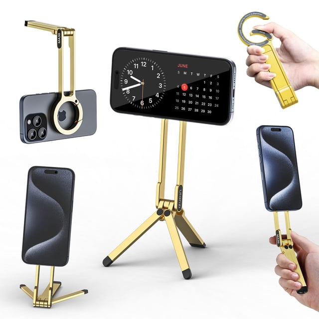 Soporte con trípode ULANZI MA30 para iPhone con MagSafe Gold