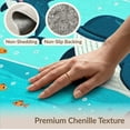 thumbnail image 6 of ODIKA 4'x6' Washable Area Rug Stain Resistant, Low Pile, Easy Care Whale Sea Turtle Cartoon Ocean Animal Tropical Island Voyage for Dorm Room, Small Living, 6 of 7