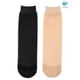 thumbnail image 6 of Deago 10-20 Pairs Women's Ankle High Sheer Nylon Socks Soft Tight Hosiery with Reinforced Toe "Black", 6 of 7