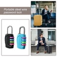 thumbnail image 4 of 2 Pcs 4 Digit Padlocks Resettable Combo Locks Weatherproof Combination Padlocks for Gym School Locker Outdoor, 4 of 5