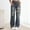 B_ Blue, variant on Olyvenn Women’s Ripped Jeans High Waisted Distressed Baggy Straight Wide Leg Pants Jeans Stretchy Denim Pants Blue M