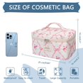 thumbnail image 2 of Bolsa de maquillaje Gosect Floral Coquette Aesthetic Travel Pink, 2 of 6