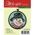 thumbnail image 2 of Snowman Christmas Ornament - Needlepoint Kit, 2 of 2