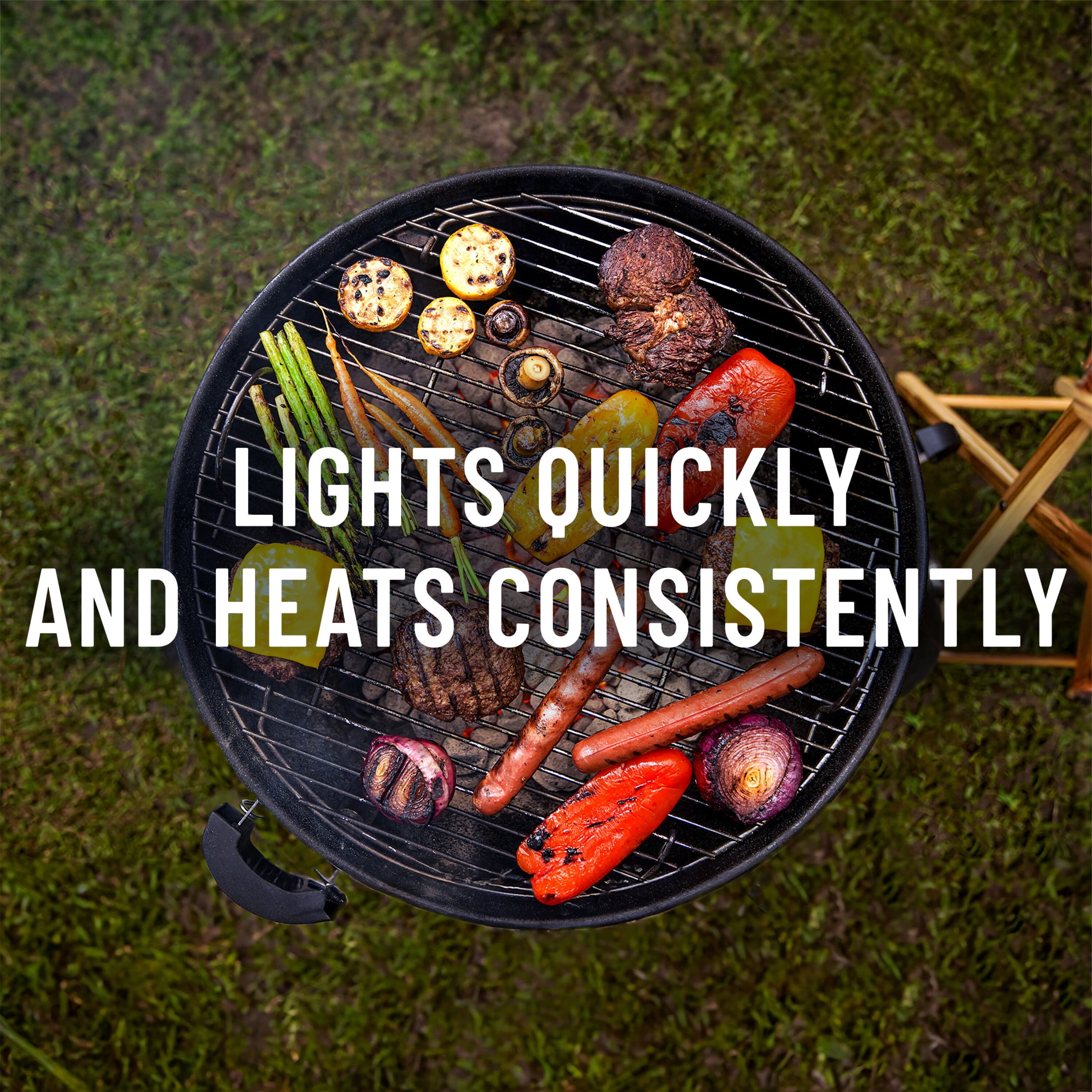 Kingsford Original Quick Light BBQ Charcoal Briquettes, Easy Kingsford Original Quick Light BBQ Charcoal Briquettes, Easy