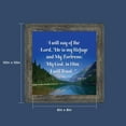thumbnail image 2 of In Him I Trust, Gifts with Scripture, Christian Picture Frame, Psalms 91:2, 8620BW, 2 of 6