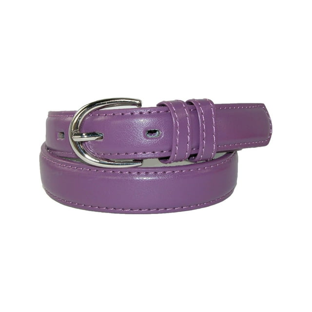 CTM® Ceinture Habillée de Base en Cuir pour Enfant 1 Pouce (Lot de 2)