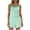 *Green, variant on Women's Striped 2 Piece Outfit ,Sleeveless Square Neck Cami and Elastic Waist Short ,Soft Sleep Loungewear Outfit Hot Pink,S