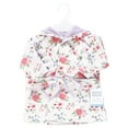 thumbnail image 2 of Hudson Baby Infant Girl Mink with Faux Fur Lining Pool and Beach Robe Cover-ups, Vintage Floral, 0-6 Months, 2 of 2
