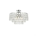 thumbnail image 1 of Elegant Lighting Mila 20 inch flush mount in chrome, 1 of 4