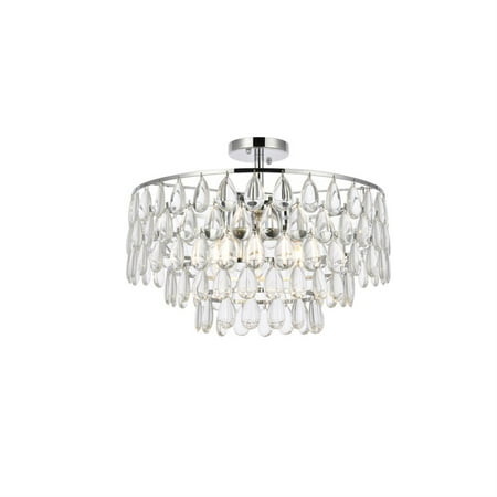 

Mila 20 inch flush mount in chrome