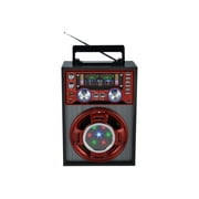 QFX Karaoke Multimedia Speaker CS-143 - Speaker - for PA system - red