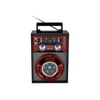 QFX Karaoke Multimedia Speaker CS-143 - Speaker - for PA system - red