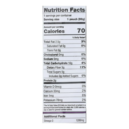 Mamma Chia Squeeze Vitality Snack - Blackberry Bliss , 3.5 OZ