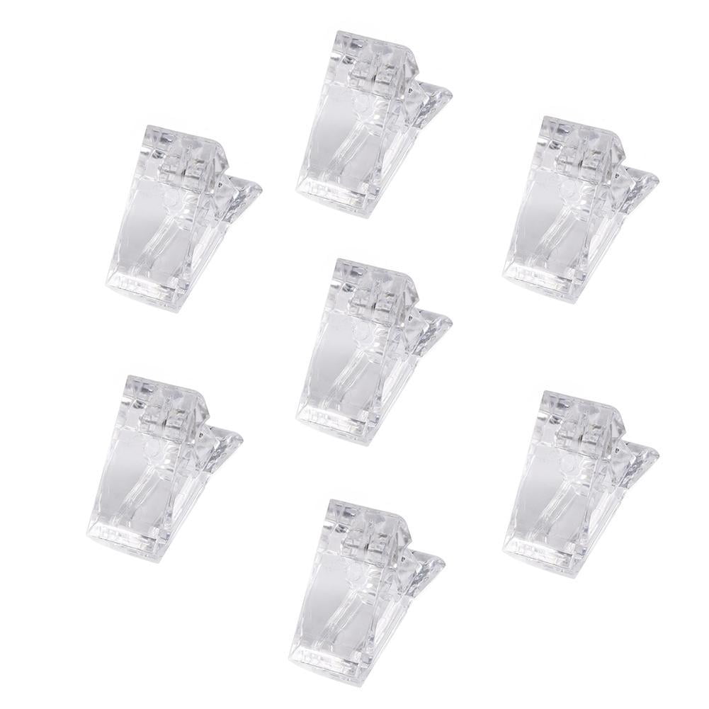 100pcs Jelly Fake Nails For Nail Art Tips DIY Clear Full Cover Acrylic UV Gel Fake Nail Tips For Decoration Fake Nails False