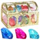 thumbnail image 4 of 20pcs Colorful Fake Diamond Toy Diving Gem Pool Toy Simulated Diamond Model With Treasure Chest, 4 of 4