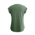 thumbnail image 4 of Wyobmus Ruffled Sleeve Tops for Women 2025 Trendy Sleeveless Tank Tops Loose Waffle Knit Casual Basic Summer Tunic Top A-Olive Green, 4 of 9