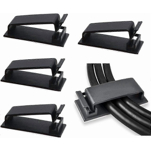 Cable Management, 50PCS Adhesive Wire Organizer Cable Clips for Ethernet Cables and Cable Management
