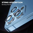 thumbnail image 5 of iPhone 13 Pro Max (6.7 inch)/ iPhone 13 Pro (6.1 inch) Camera Lens Protector,Anti Scratch HD Tempered Glass Camera Screen Protector Shockproof Cover Film, Blue (Blue), 5 of 5