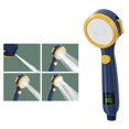 thumbnail image 4 of Cabezal de mano Baoblaze Boquil de agua de lluvia de alta presión Ahorro de agua adaptador de 4 vías amarillo, 4 of 8