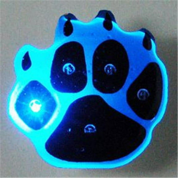 Blinkee 3479500 Blue Pawprint Flashing Body Light Lapel Pins