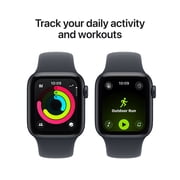 Apple Watch SE 3 [GPS 40mm] Smartwatch with Midnight Aluminum Case with Midnight Sport Band - S/M