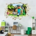 thumbnail image 2 of Autocollants Muraux Minecraft Salon Décoration de Chambre d'Enfant Autocollants en PVC, 2 of 3