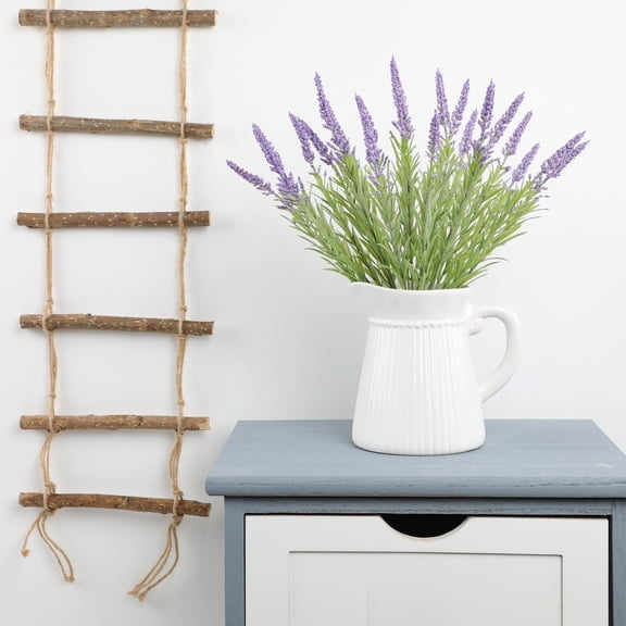 Up to 40% off Gifts Oefntac Fake Flowers Simulation Lavenders Simulation of Greeneries Garden Home Decor Desktop Vase Decorative Fake Flowers Flower Arrangements