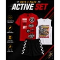thumbnail image 5 of Quad Seven Boys Shorts Set Athletic Dry Fit Graphic Tees Tank Tops & Basketball Shorts 3 Piece, 5 of 7