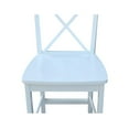 thumbnail image 3 of International Concepts X-back Counterheight Stool, 24"SH, 3 of 12
