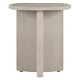 thumbnail image 3 of Evelyn&Zoe Anders 20" Wide Round Side Table, Alder White, 3 of 7