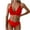 Red, variant on onlyliua Womens Swimsuits 2 Piece Two Piece Tankini Swimsuits for Women Tummy Control Bathing Suit High Waist Plus Size Bathing Suits Tankinis Modest Swimwear Summer Saving Clearance Swimsuit