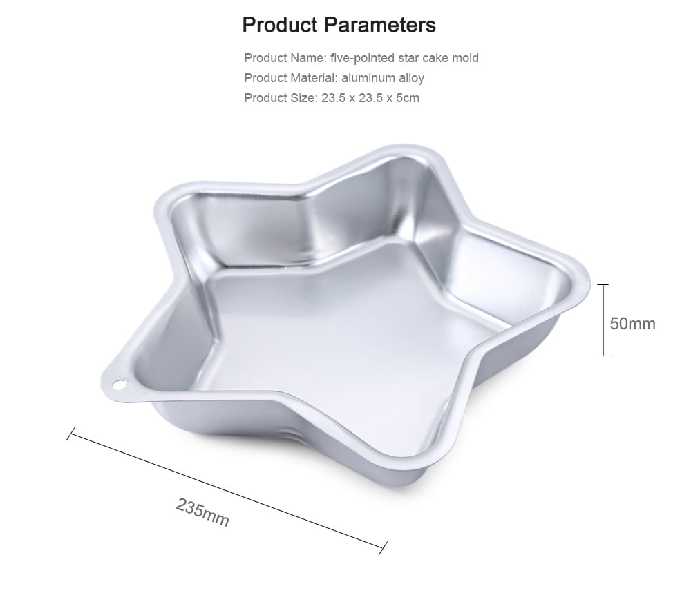 Star top cake pans