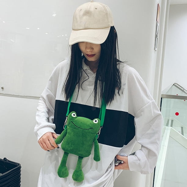 Bolso cruzado Salvador Bolso de hombro para mujer Bolso pequeño de viaje con cremallera felpa