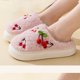 thumbnail image 4 of Teissuly Cotton Slippers For Women In Winter Cute Cherries Internet Personality Home Shoes Indoor Home Warm Thick-Soled Avoid Slipping Slippers Teissuly WER202312142332, 4 of 7