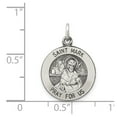 thumbnail image 3 of FB Jewels Sterling Silver Antiqued Saint Mark Medal, 3 of 4