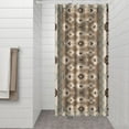 thumbnail image 3 of Aesthetic Retro Boho Shower Curtain 36x72 Inches Quick-Dry Polyester Curtain with Plastic Hooks Ethnic Artistic Style, 3 of 5