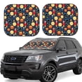 thumbnail image 1 of Vsdgher Colorful Astronomy Print Car Windshield Sun Shade, Reflective Sunshade Window Sunshade Sun Visor Protector Fit for Cars,Trucks,SUVs-Large, 1 of 6