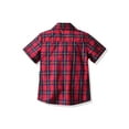 thumbnail image 4 of ITFABS Chemise d'Été pour Petits Garçons, Haut à Manches Courtes avec Col à Revers et Boutonnage Simple, 4 of 6