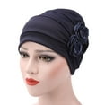 Dress Choice Women Chemo Caps Turban Flower Caps Headscarf Elastic