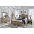 thumbnail image 4 of Meadowbrook Beige Antique Sand Wood 5-drawer Farmhouse Style Chest, 4 of 5