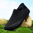thumbnail image 6 of Men's S𝗅ip On L𝗈afers Shoes Breathable Lightweight Knit Mesh Sneakers Comfortable Laceless Shoes for Travel, Casual Walking Athlet𝗂c Shoes Wide Width Driving Shoes, 6 of 6