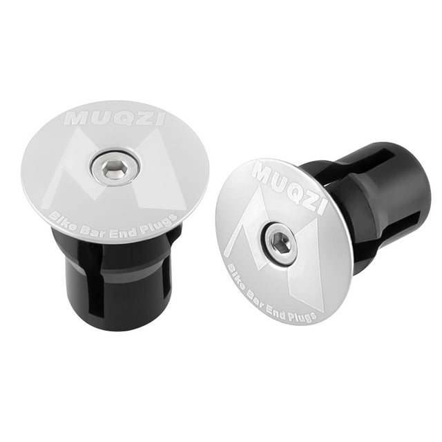 koolsoo 2 Pieces Bike Handlebar End Caps, Bike Grips Bar End Caps Locking Expansion Bike M Marks