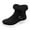 Black, variant on LSLJS Women's Solid Color Flat Bottom Warm and Plush Round Toe Cotton Shoes Snow Boots, Snow Boots for Women, Gift for Women