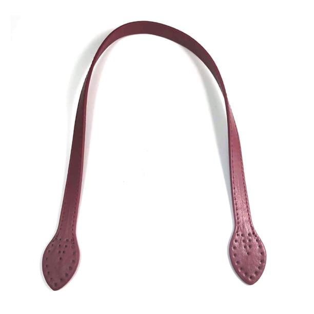 Sonducket Bolso de cuero PU cuerdas bandolera bandolera correas suaves accesorios de reparación decoración reemplazo DIY accesorio negro Bolsas de mensajero y de hombro Vino rojo