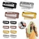 thumbnail image 1 of 12 piezas, Clips Clips para el cabello Traje para horquillas para el cabello para peinar Clips de extensión de cabello Pasadores de agarre de peluca, Clips de horquilla indio para mujer, 1 of 5