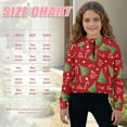 thumbnail image 7 of Xoenoiee Christmas Tree Candy Print Girls Half Zip Hoodies Fleece Pullover Sweatshirt Long Sleeve Winter Clothes with Pocket for Kids Teens, Size 7-8 Years, 7 of 7