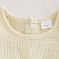 thumbnail image 5 of Kogui Infant Girl Clothes Newborn Baby Girl Dress Heart Puff Sleeve Tulle Romper Dresses Newborn Outfit 0 3 6 9 12 18 24 Months (Light Yellow,0-3 Months), 5 of 8