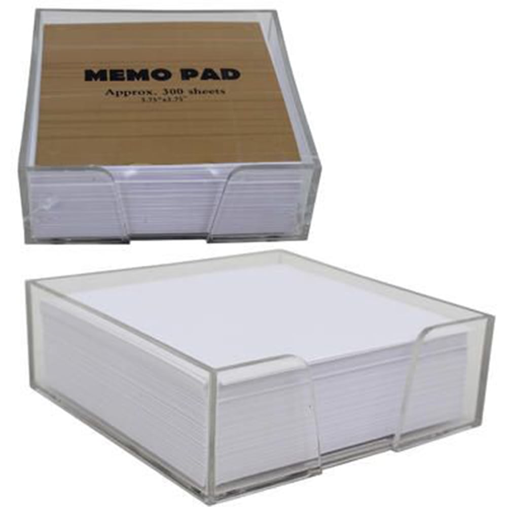 Memo Pad 300sheet Whte In Plastic Cube by Memo Pad Walmart Canada